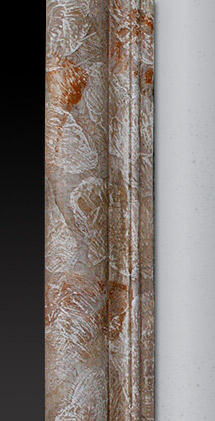 miroir ancien bois patin&eacute;