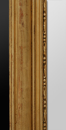 Grand miroir ancien bois doré