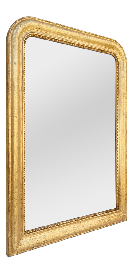 grand miroir dore ancien style Louis-Philippe 1860