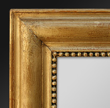 Miroir ancien dorure à la feuille