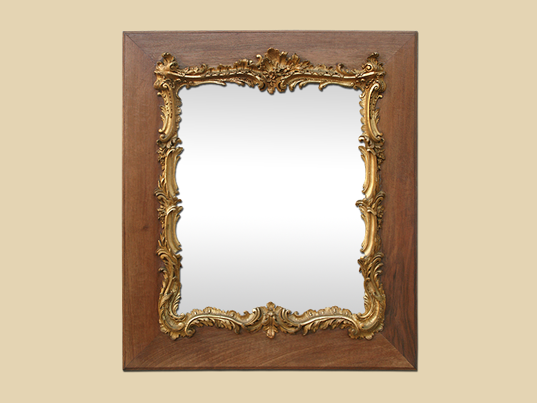 Miroir dore ancien style Louis XV