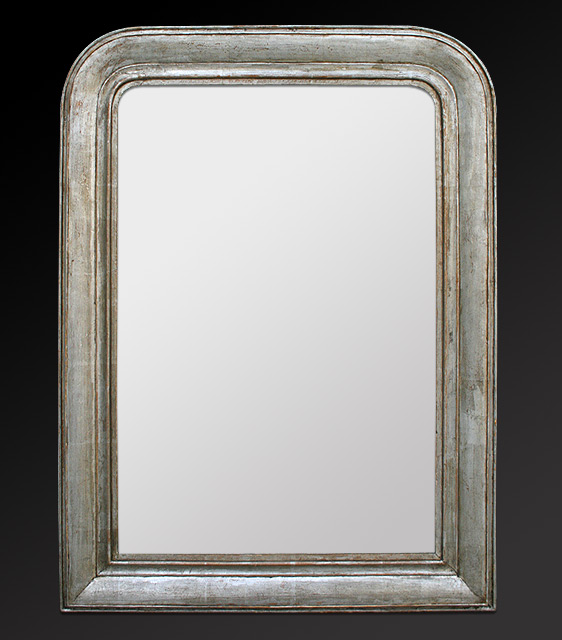 Miroir ancien Louis philippe dorure argenté