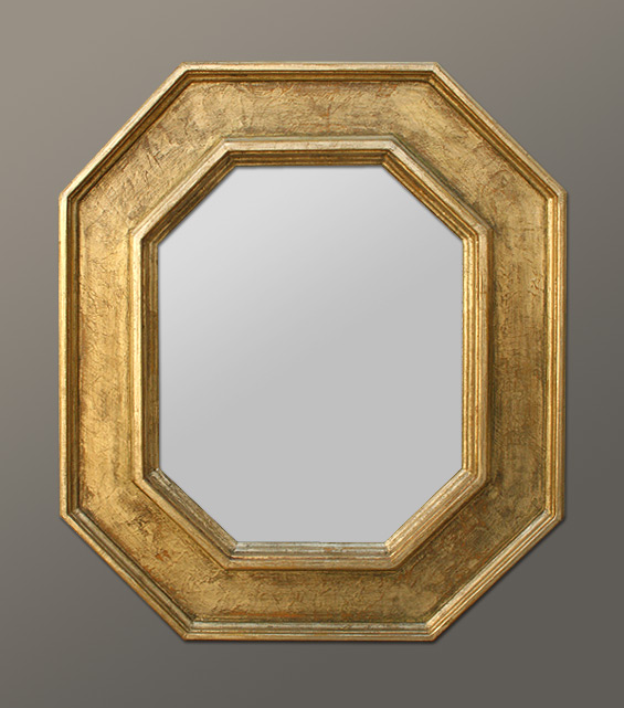 miroir ancien octogonal renaissance italienne