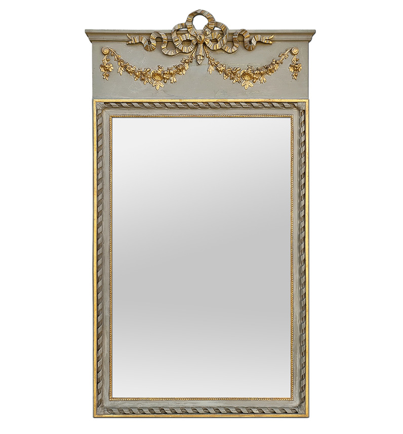 Miroir trumeau ancien style Louis XVI