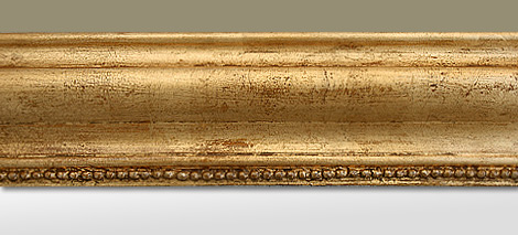 baguette miroir louis philippe doré