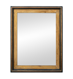 grand-miroir-bois-peint-noir-style-montagne grand-miroir-bois-peint-noir-style-montagne