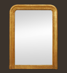grand-miroir-cheminee-dore-louis-philippe-godrons-et-perles