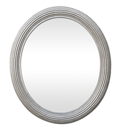 grand-miroir-ovale-argente-cannelure-ancien