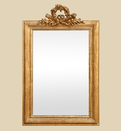 miroir-ancien-a-coquille-style-louis-xvi