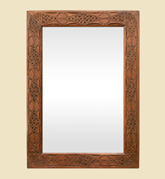 miroir-ancien-bois-scultpte-decor-orientaliste