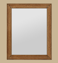 miroir-bois-chene-clair-decor-cannelure