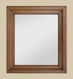 Miroir bois chêne clair mouluré Miroir bois chêne clair mouluré