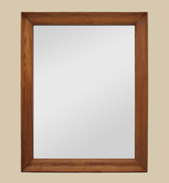 Miroir bois des années 50 Miroir bois des années 50