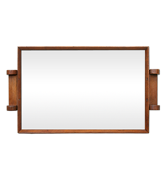 miroir-bois-teinte-acajou-style-plateau-annes-30-ancien