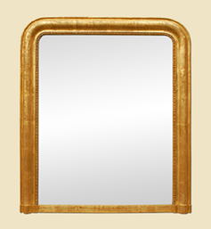 miroir-cheminee-louis-philippe-dore-ancien-deco
