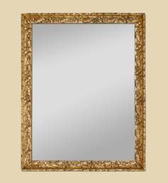 Miroir doré décor Art déco