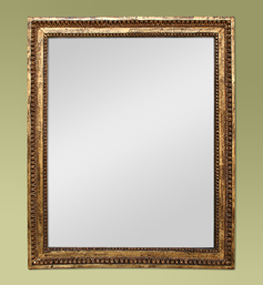 Miroir Louis XVI doré 