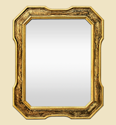 miroir-dore-octogonal-annees-70