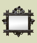 petit-miroir-ancien-en-bois-sculpte-fonce-a-decor-de-feuillages-vi